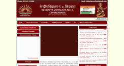 Desktop Screenshot of kv2chhindwara.org